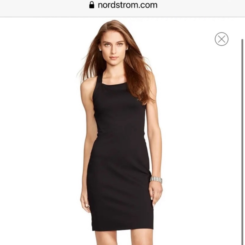 NWT Lauren Ralph Lauren Crisscross Back Cocktail Party Dress - Picture 4 of 10